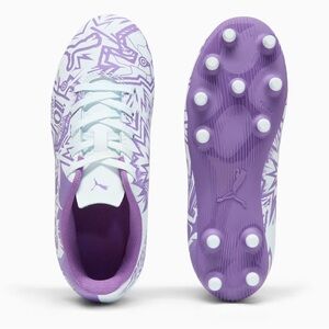 Puma x Christian Pulisic Tacto II Kids soccer cleats size 2.5 Purple Grey